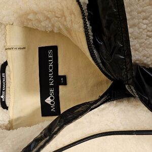 Moose Knuckles Fleece Shearling Anorak hoodie